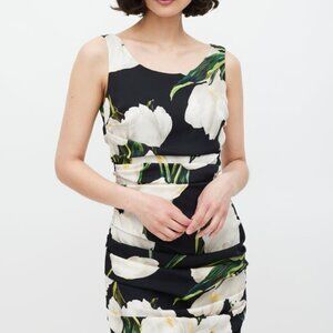 DOLCE & GABBANA Silk Floral Dress 44